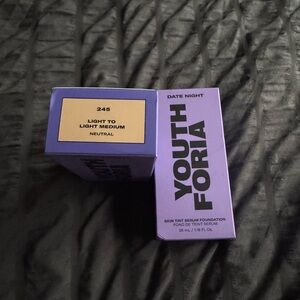 Youth Foria Date Night Skin Tint Serum Foundation 245 Light to Light Medium